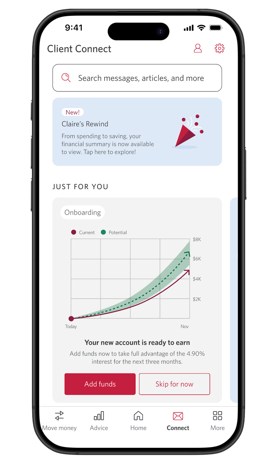 Client Communications Hub — unified messaging workspace